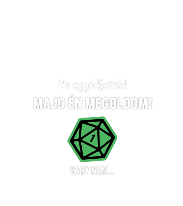  minta fekete pólón