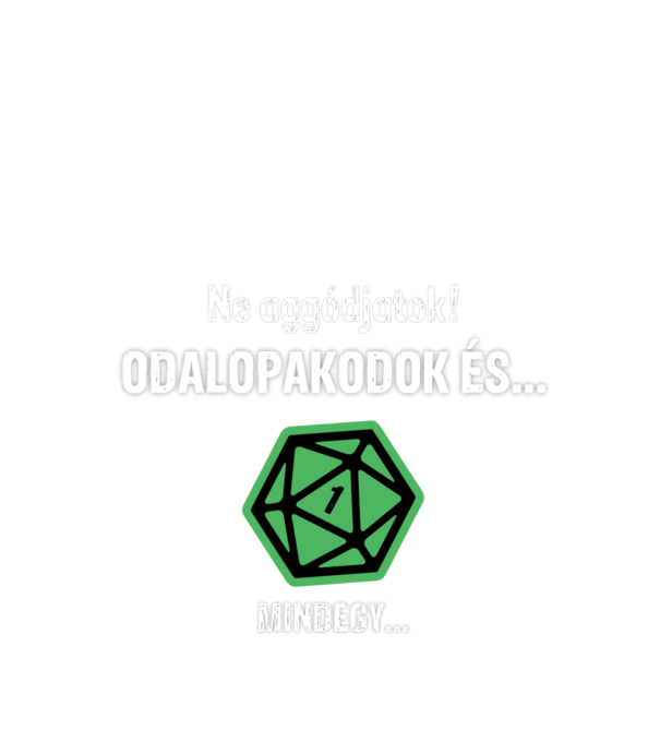  minta fekete pólón