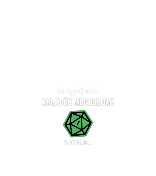  minta fekete pólón