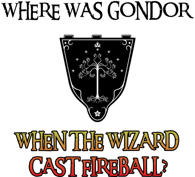 Where was Gondor? (fireball)