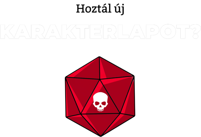 Hoztál új karakterlapot?