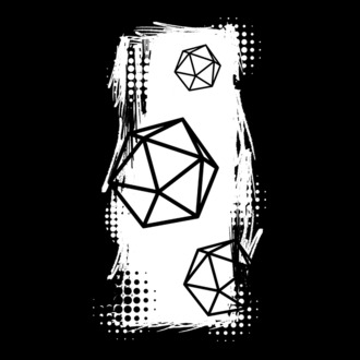 Trash Polka D20 (fehér)