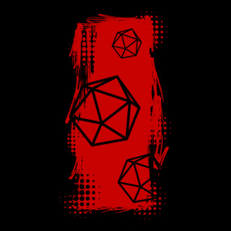 Trash Polka D20 (piros)