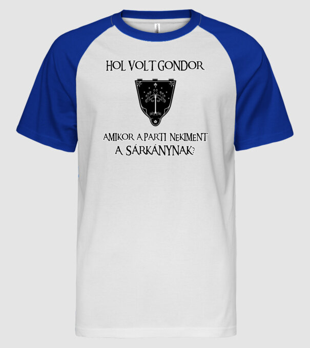  minta fehér/royal pólón