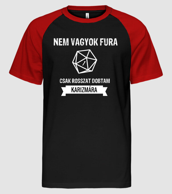  minta fekete/piros pólón