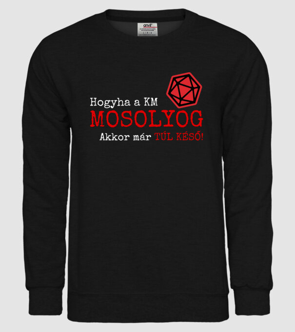  minta fekete pólón