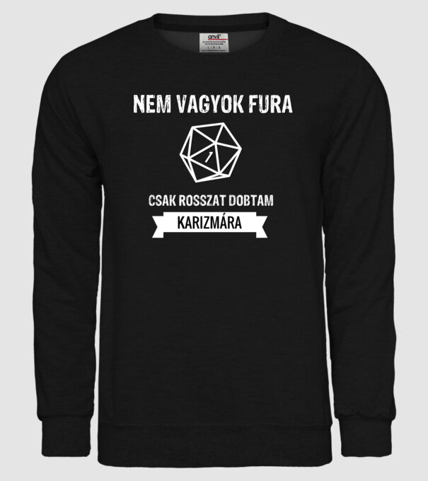  minta fekete pólón