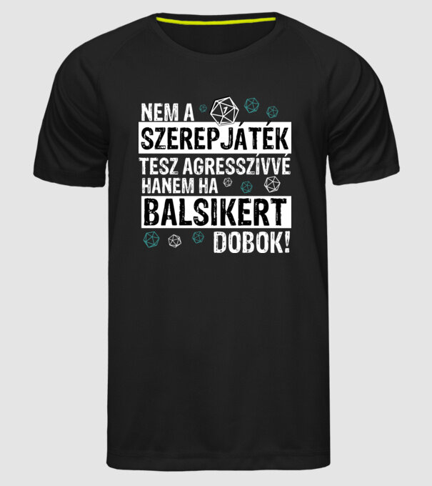  minta fekete pólón