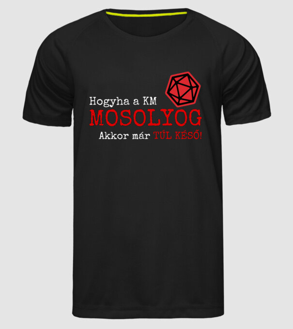  minta fekete pólón