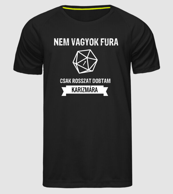  minta fekete pólón