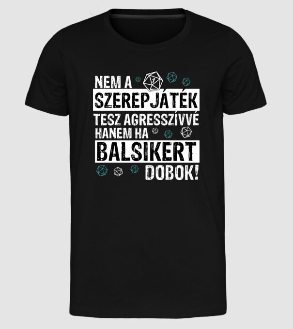  minta fekete pólón