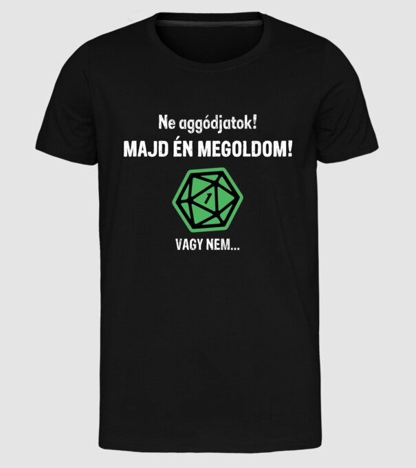  minta fekete pólón