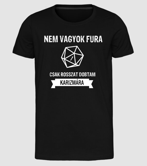  minta fekete pólón