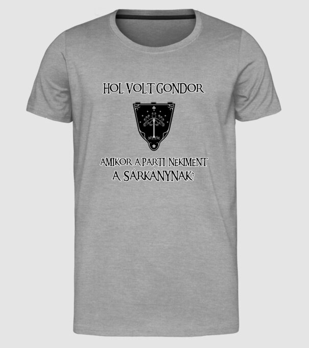  minta szürke pólón