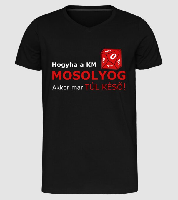  minta fekete pólón