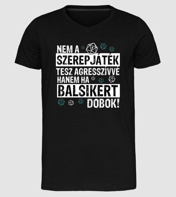  minta fekete pólón