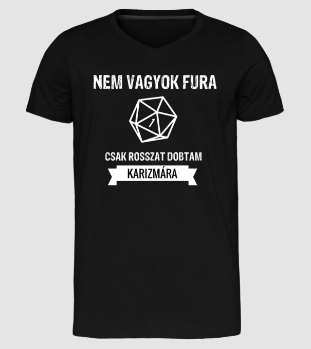  minta fekete pólón