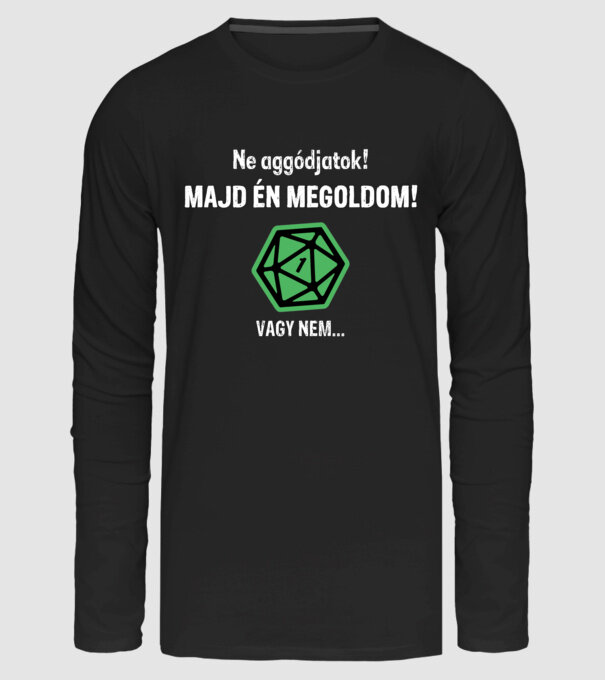  minta fekete pólón