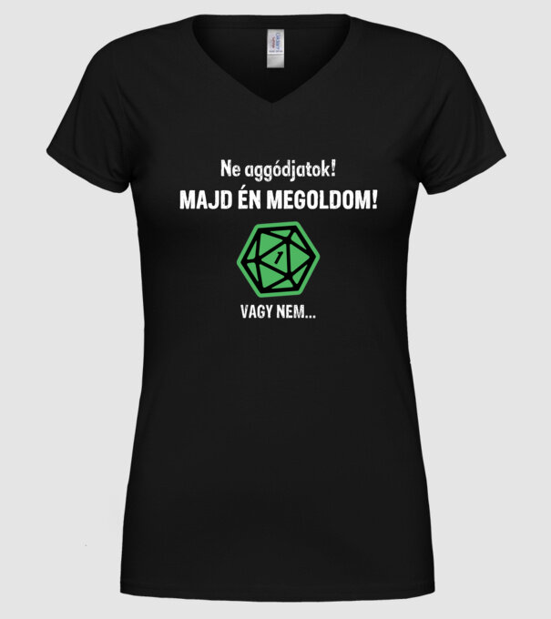  minta fekete pólón