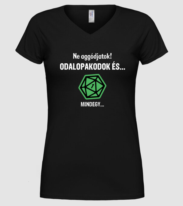  minta fekete pólón