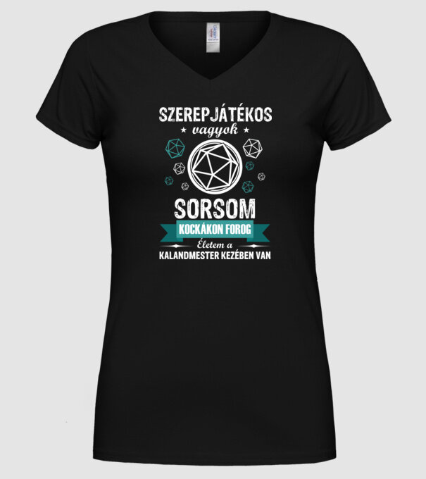  minta fekete pólón