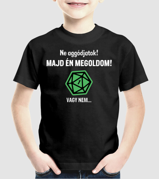  minta fekete pólón