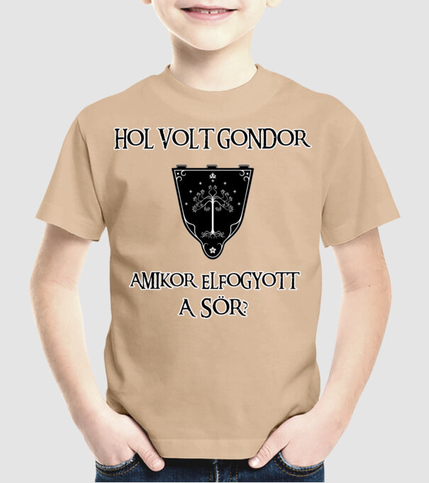  minta homokszín pólón