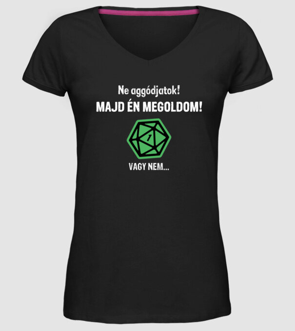  minta fekete pólón