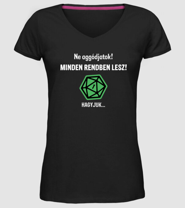  minta fekete pólón