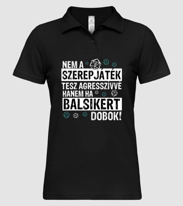  minta fekete pólón