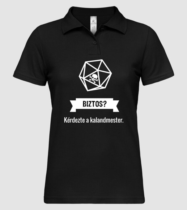  minta fekete pólón