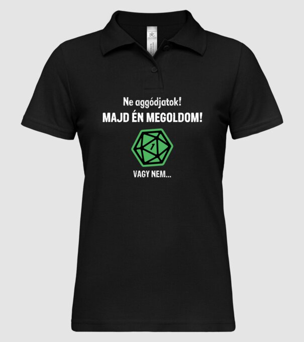  minta fekete pólón