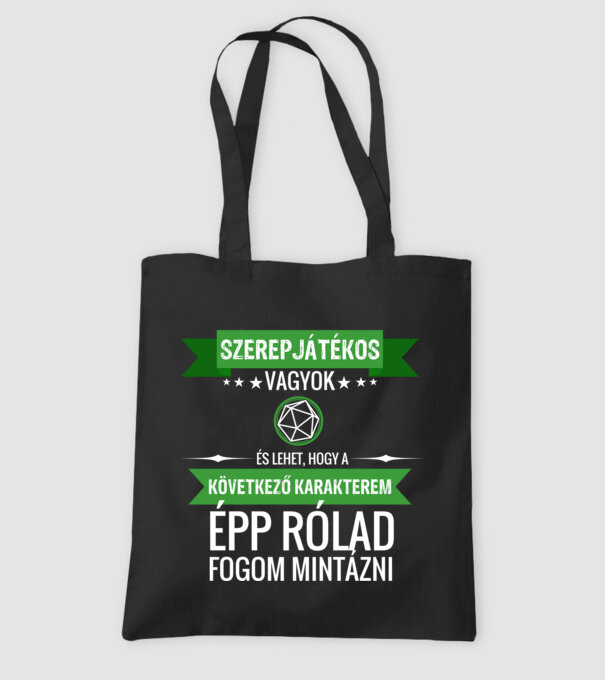  minta fekete pólón