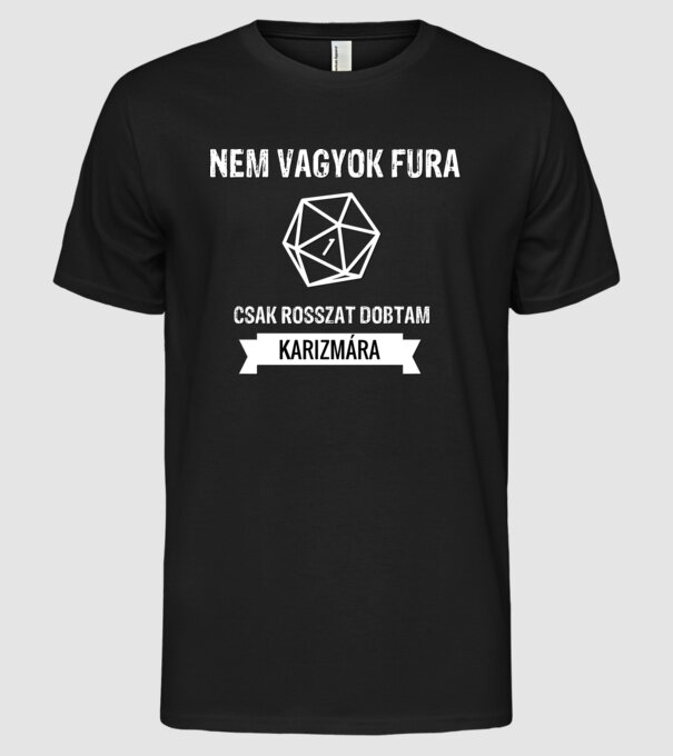  minta fekete pólón