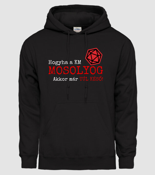  minta fekete pólón