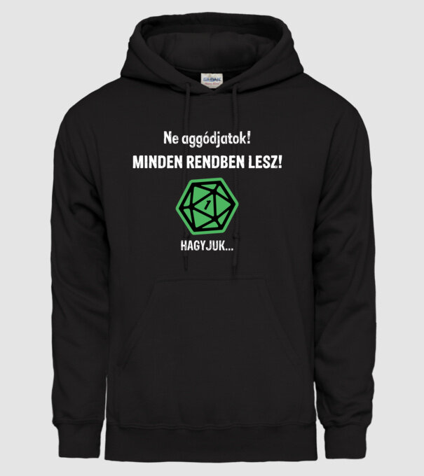  minta fekete pólón