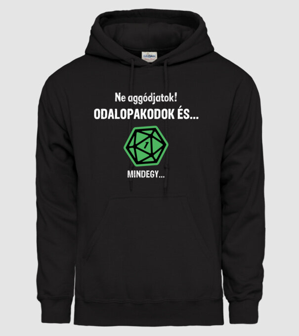  minta fekete pólón