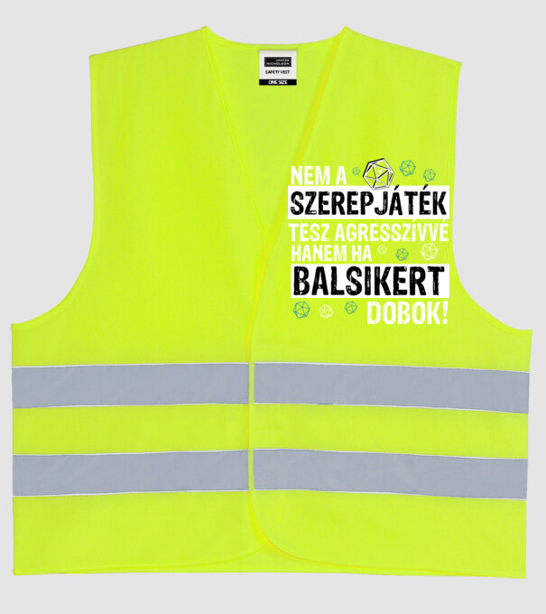  minta neonsárga pólón