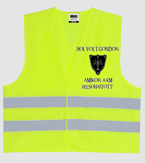  minta neonsárga pólón