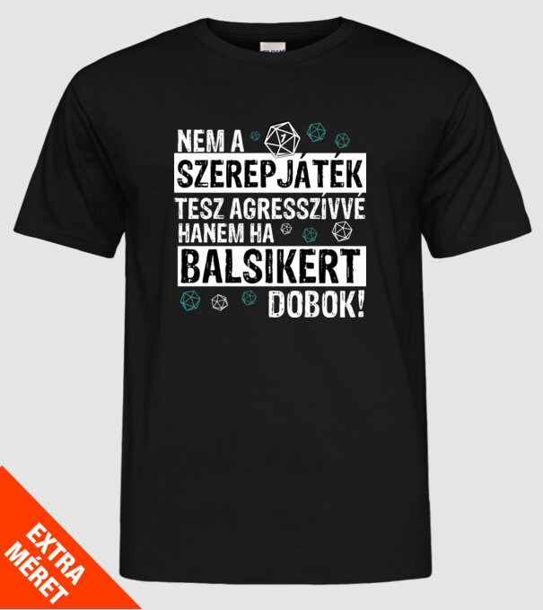  minta fekete pólón