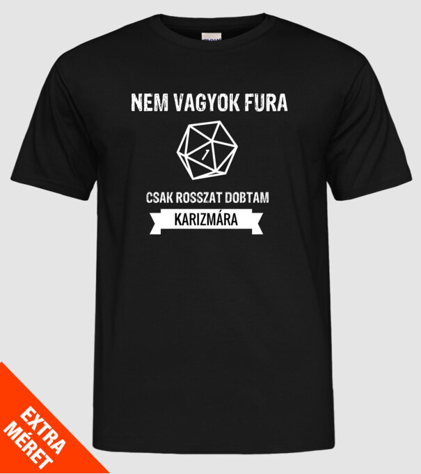  minta fekete pólón