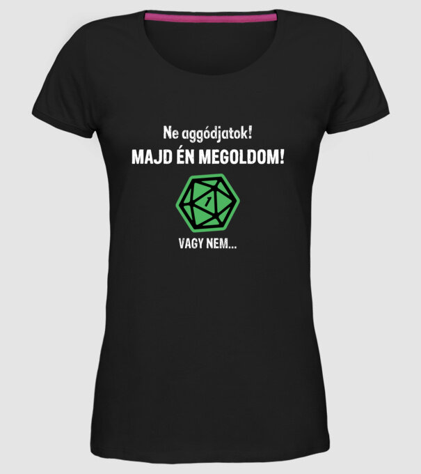  minta fekete pólón