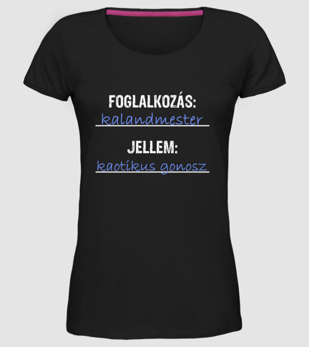  minta fekete pólón