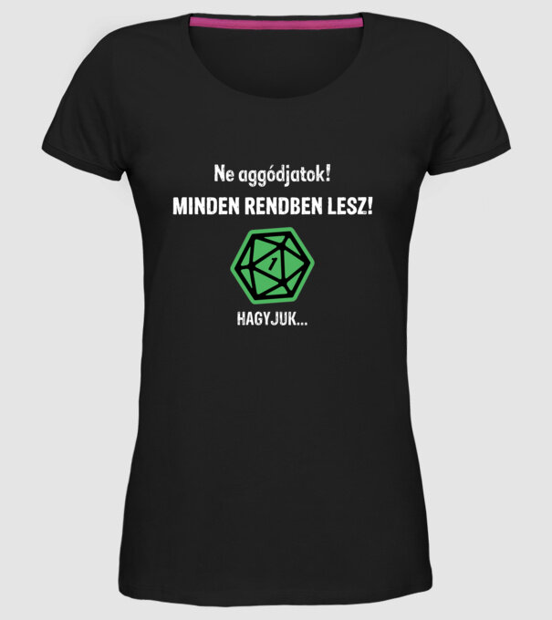  minta fekete pólón