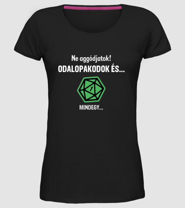  minta fekete pólón