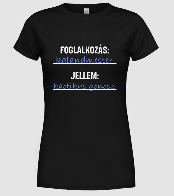  minta fekete pólón