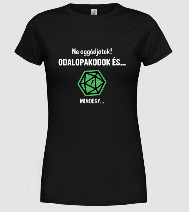 minta fekete pólón