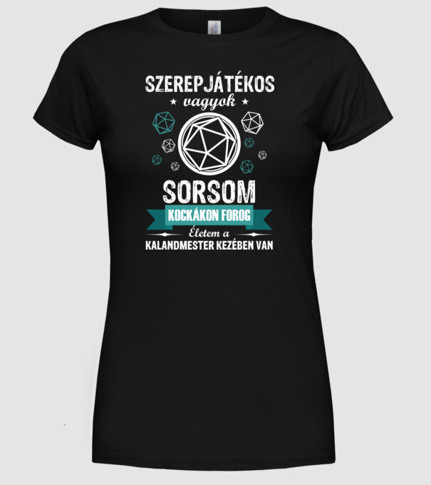  minta fekete pólón