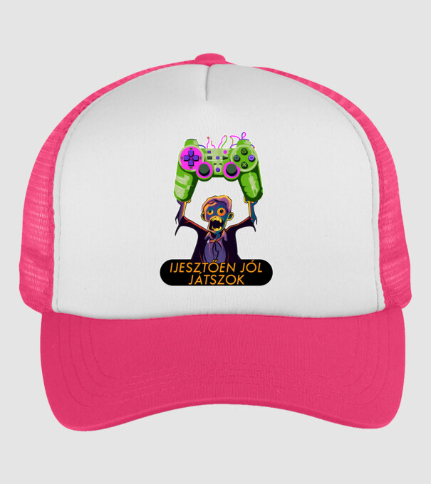  minta neonpink pólón