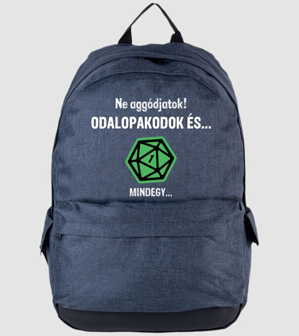  minta farmerkék pólón